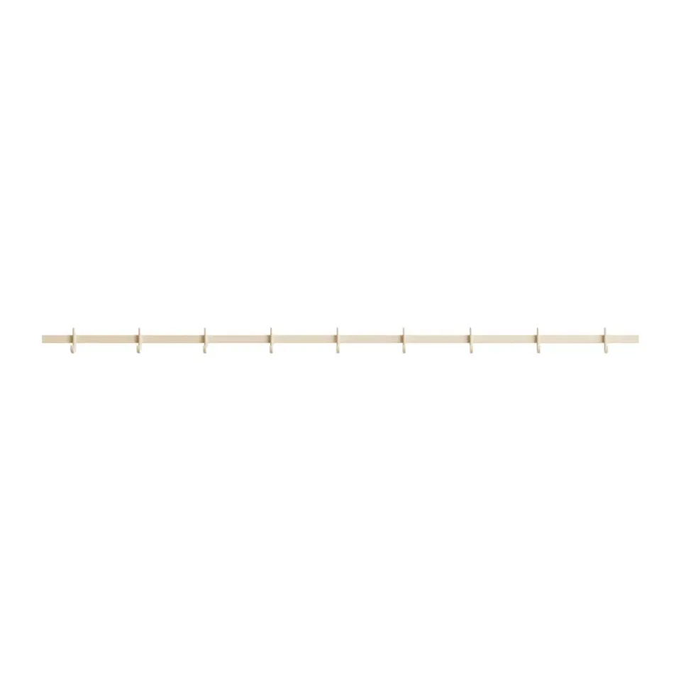 Relief Clothes Hooks & Hangers*hook rack large 123 cm, Ash Beige
