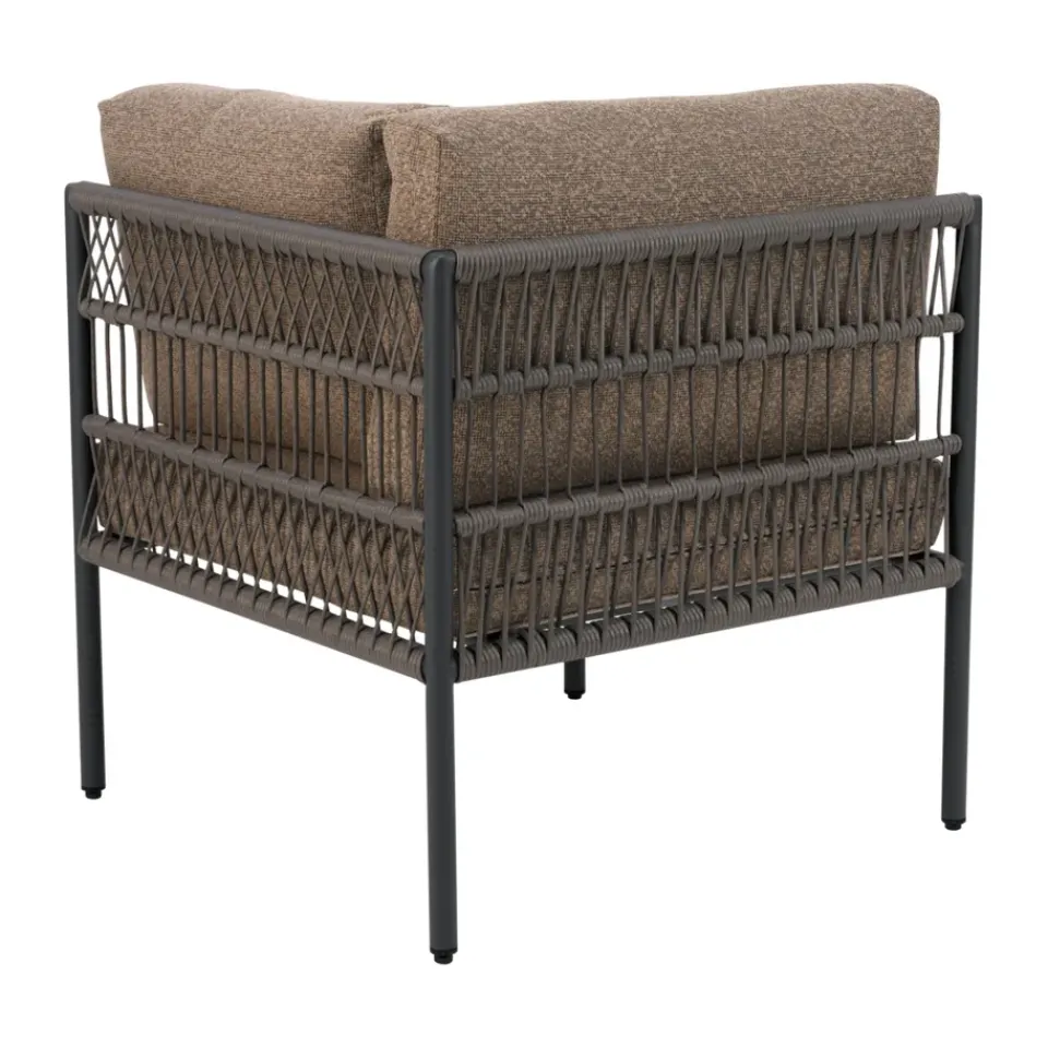 Brafab Garden Sofas & Garden Benches*Reno sofa module, -raw peanut, corner Black