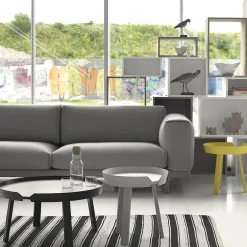 Muuto Sofas*Rest sofa, 2-seat fabric steelcut trio ii 133 light . oak legs Grey