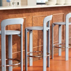 HAY Bar Stools*Rey bar stool 75 cm, Slate Blue