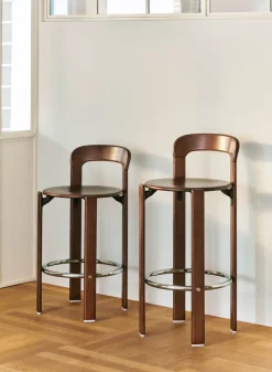HAY Bar Stools*Rey bar stool low 65 cm, Umber Brown