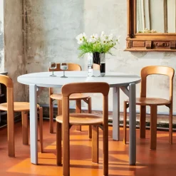 HAY Dining Tables*Rey dining table Ø128 cm, golden Yellow