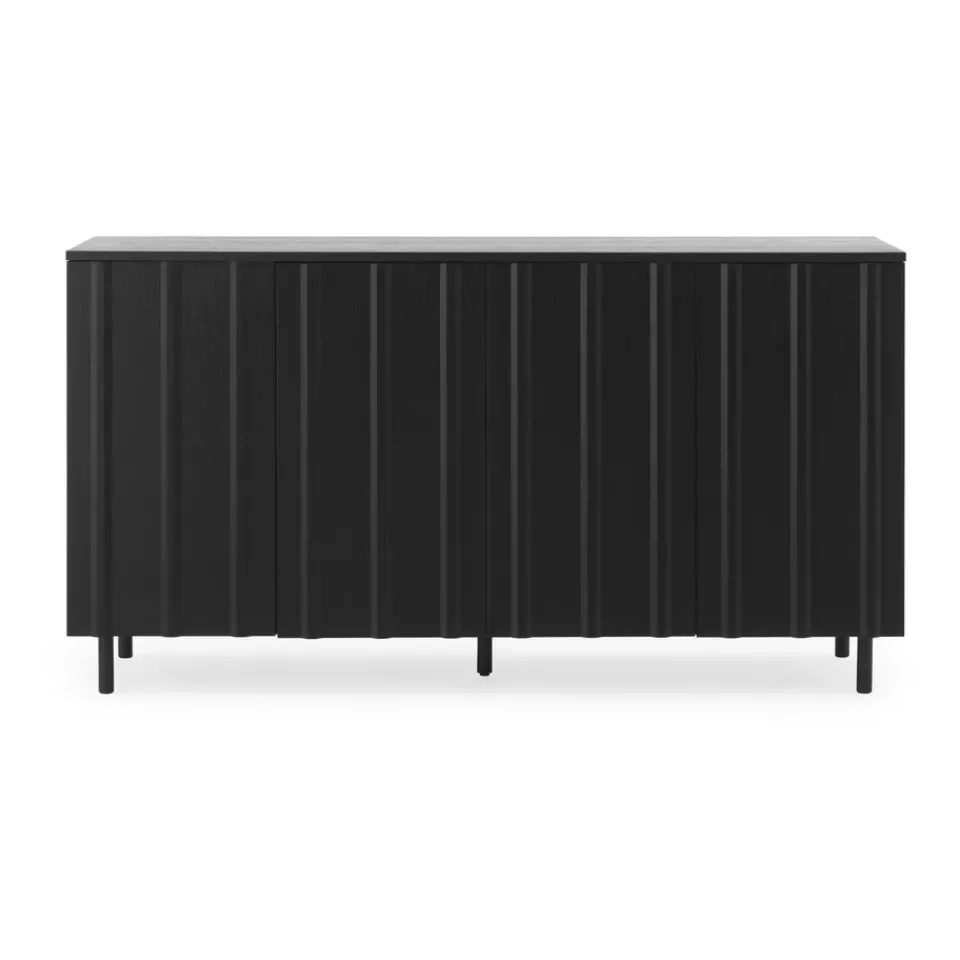 Normann Copenhagen Dressers & Sideboards*Rib sideboard 45x159 cm, Soft Black
