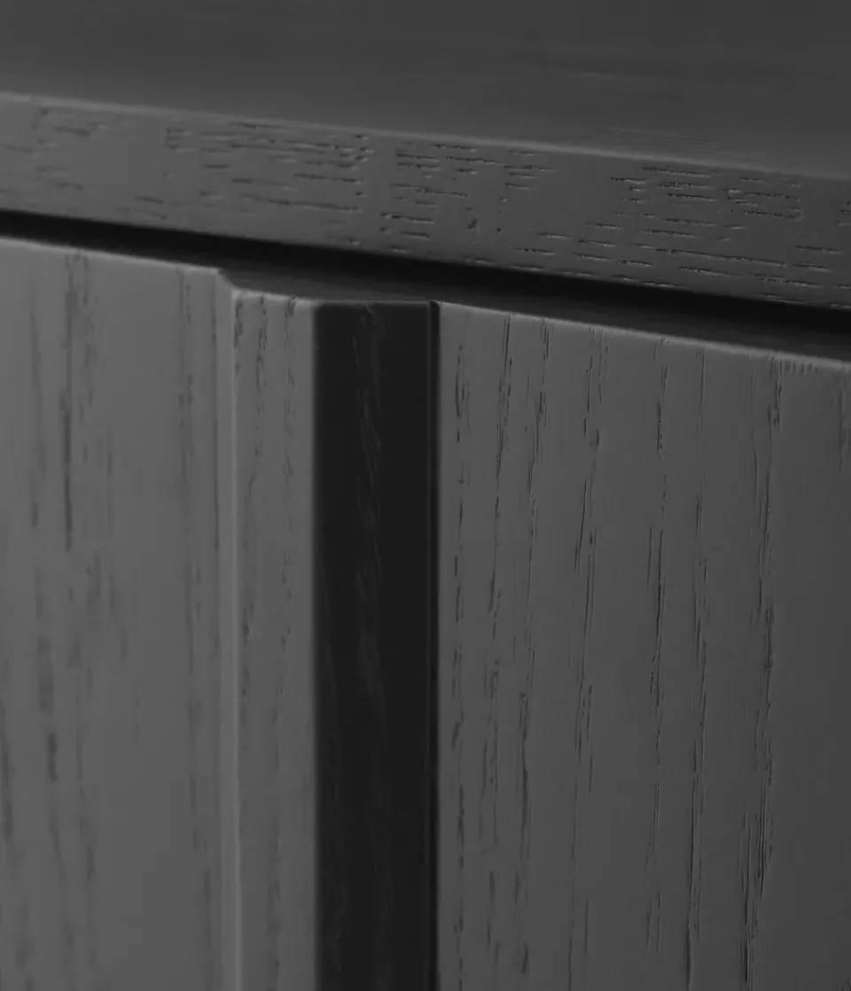 Normann Copenhagen Dressers & Sideboards*Rib sideboard 45x159 cm, Soft Black