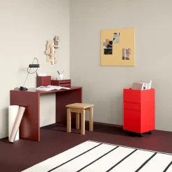 Montana Dressers & Drawer Units*Runner trolley, Beetroot 165 Red