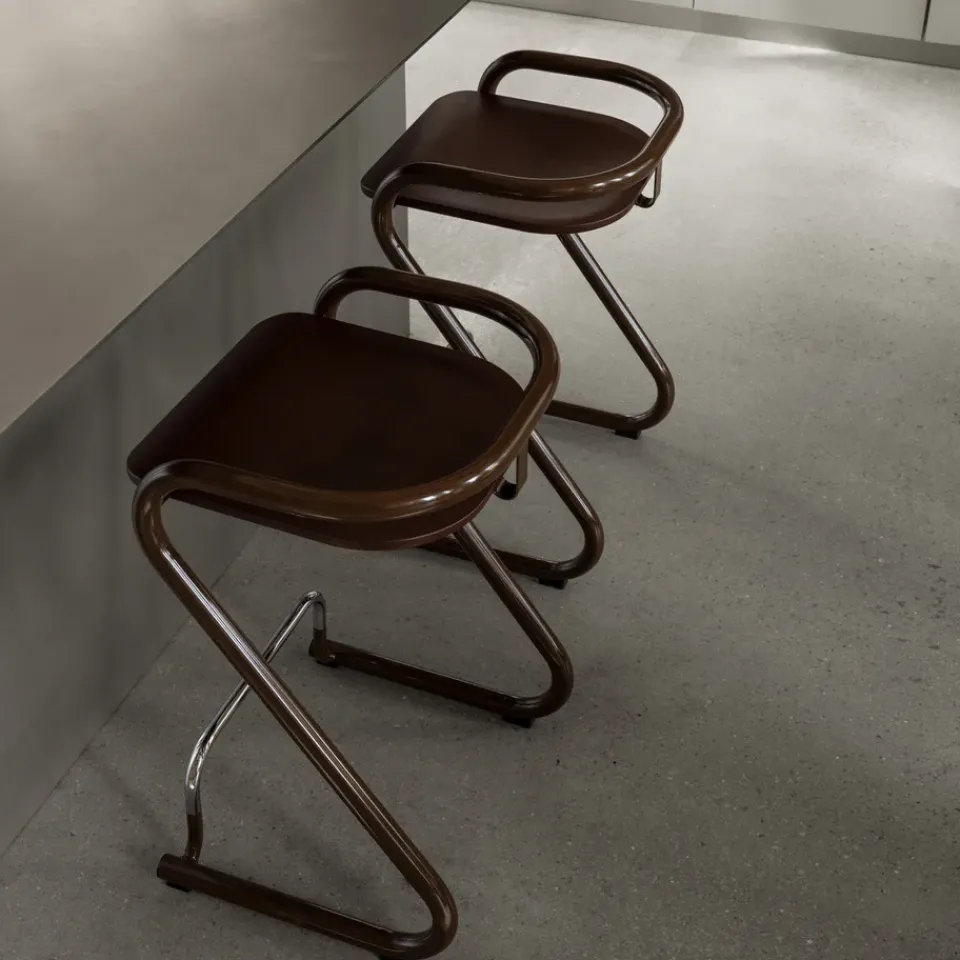 Lammhults Bar Stools*S70-3 bar stool, -chrome Black