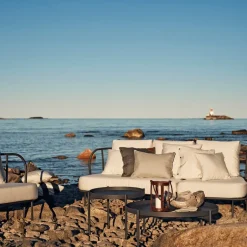 Skargaarden Table For Outdoor Use|Outdoor Lounge Furniture*Saltö coffee table, Light , large Grey
