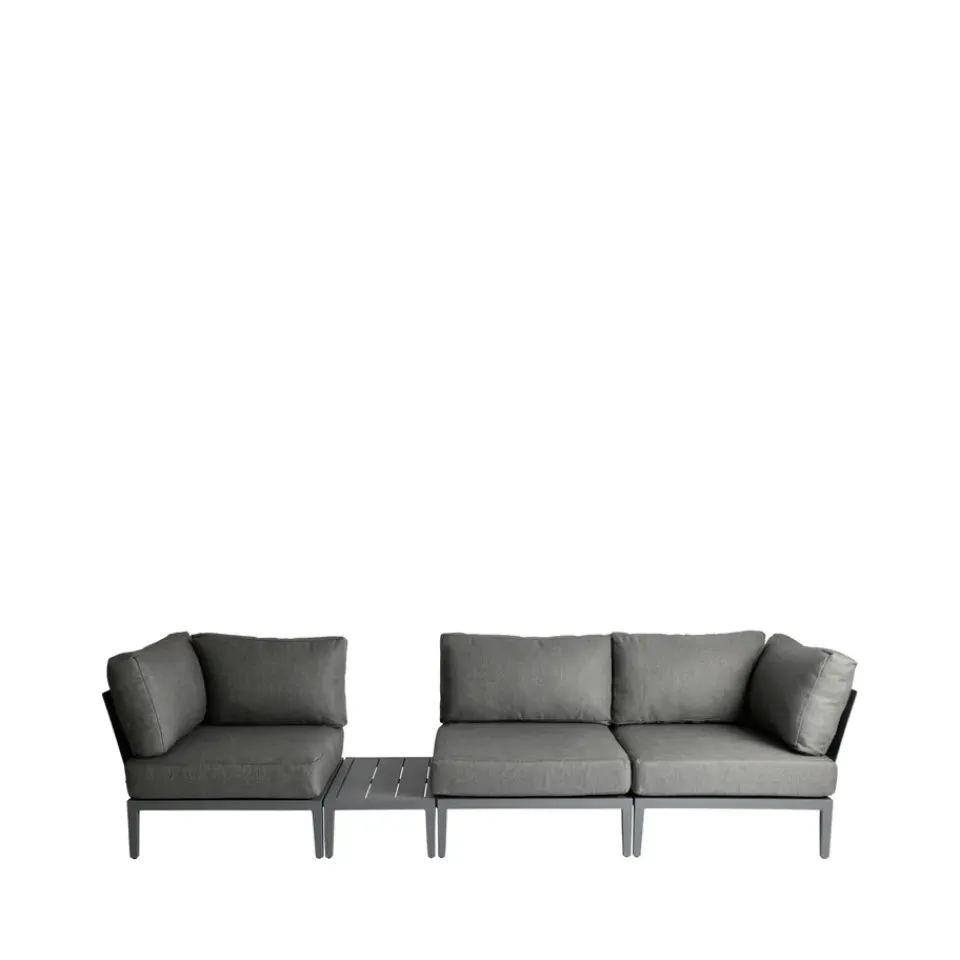 1898 Garden Sofas & Garden Benches|Outdoor Lounge Furniture*Santander modul sofa corner module, Grey