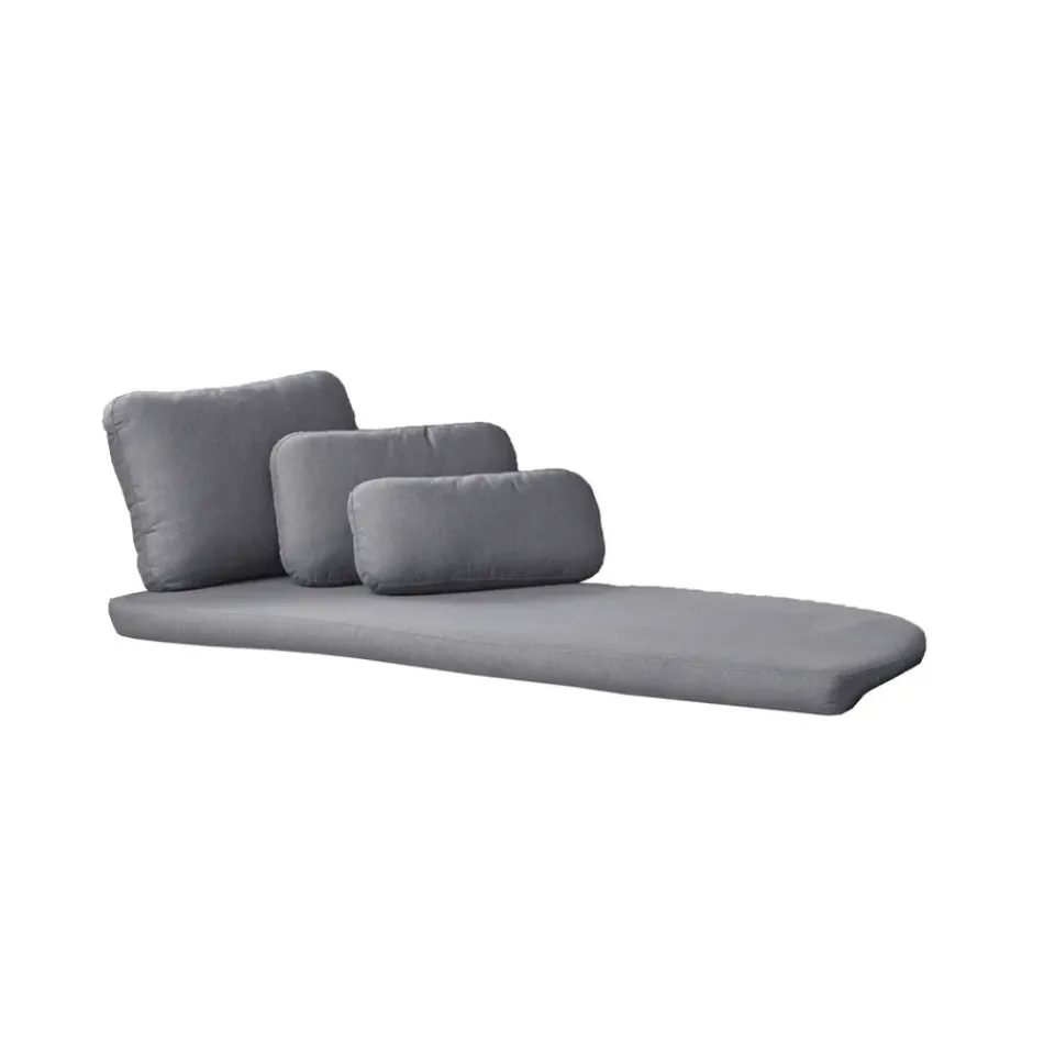 Cane-line Seat Cushions & Pads*Savannah cushion, Natté , left Grey