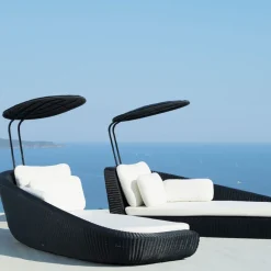 Cane-line Garden Sofas & Garden Benches*Savannah daybed, , right Black