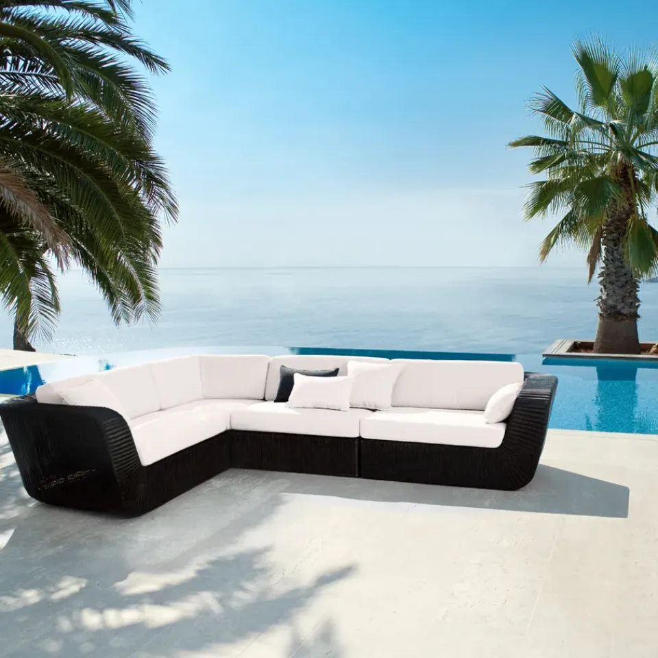 Cane-line Garden Sofas & Garden Benches|Outdoor Lounge Furniture*Savannah modular sofa, , single Black