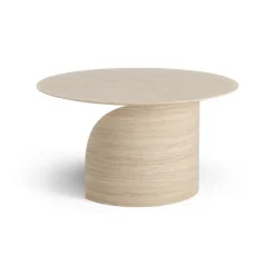 Swedese Coffee Tables*Savoa coffee table H45 cm, Oak white pigmented Beige