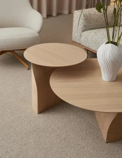 Swedese Side Tables*Savoa table H45 cm, Oak laquered Beige