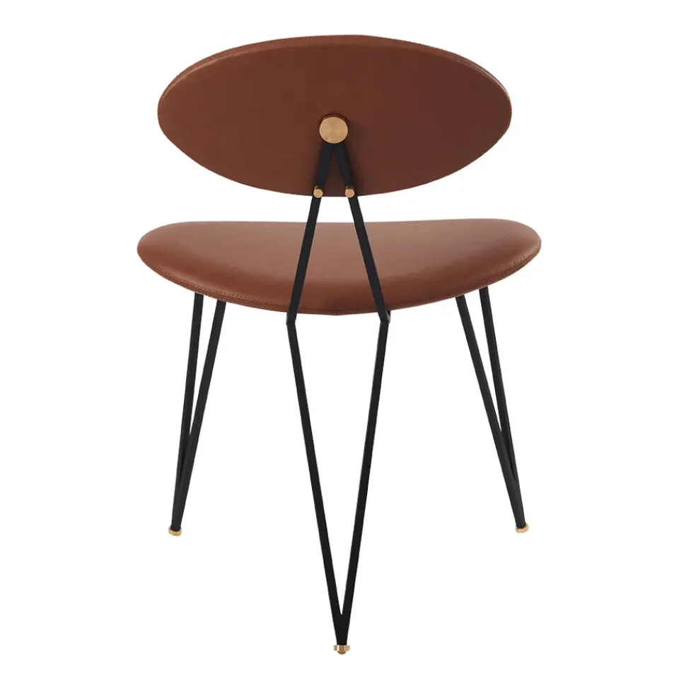 AYTM Chairs*Semper chair, Black-cognac BrownBlack