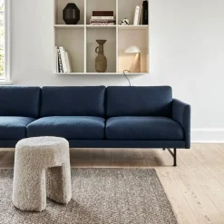 Fredericia Furniture Sitting Poufs*Sequoia ottoman, Hallingdal 110 Grey