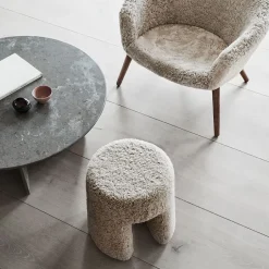 Fredericia Furniture Sitting Poufs*Sequoia ottoman, Hallingdal 110 Grey