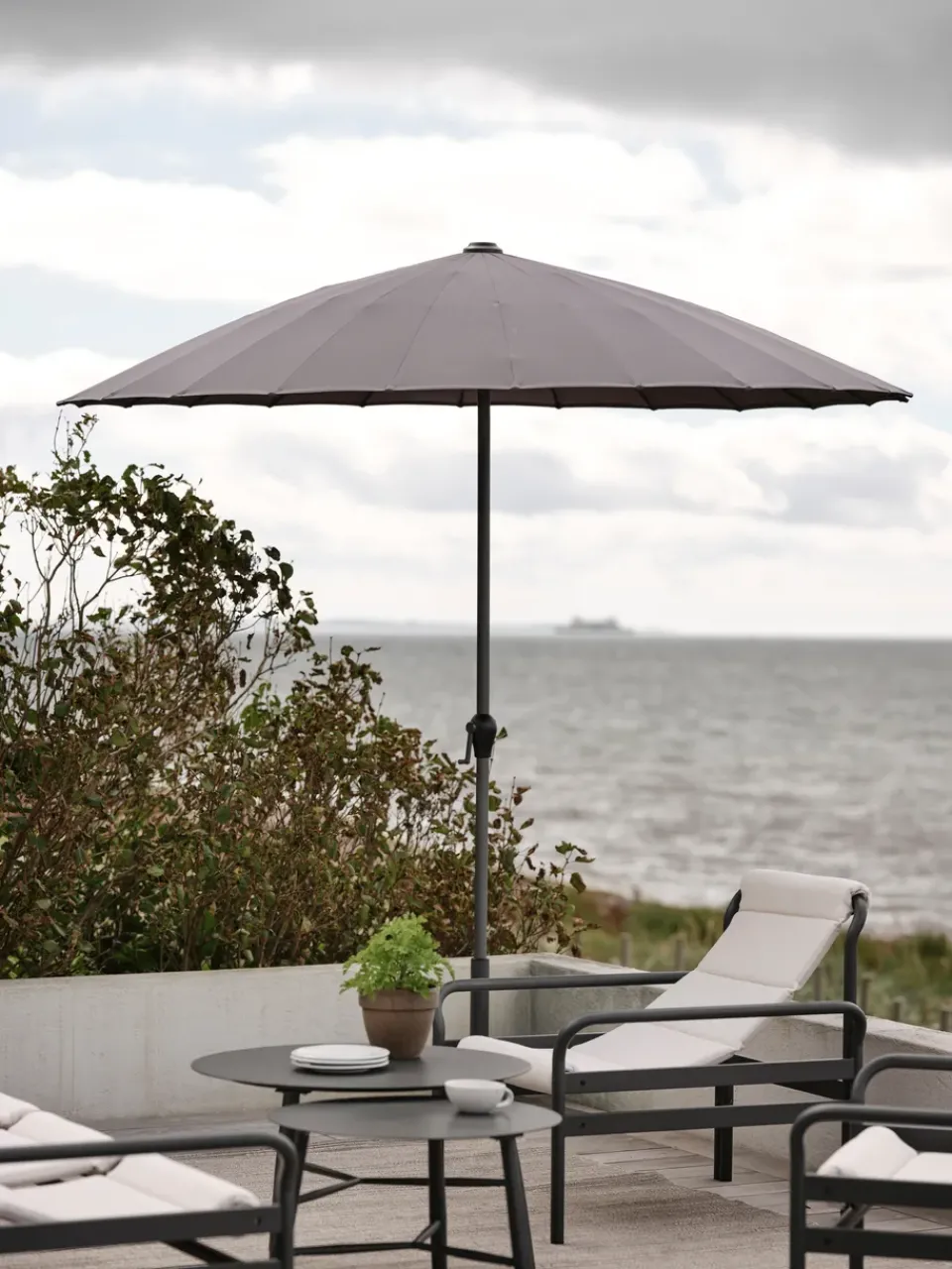 Brafab Sun Protection*Shanghai parasol, -lemon Grey