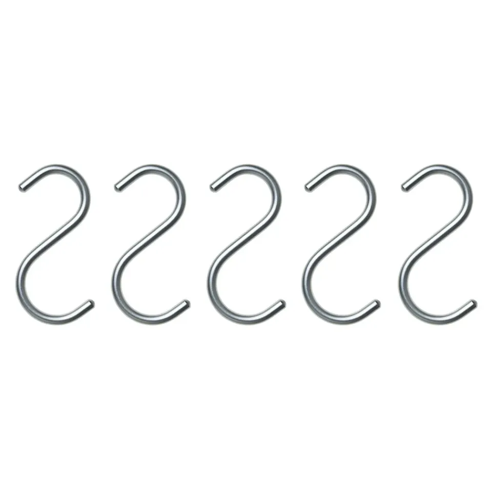 Nomess Copenhagen Clothes Hooks & Hangers*S-Hook 5-pack, silver Silver-coloured