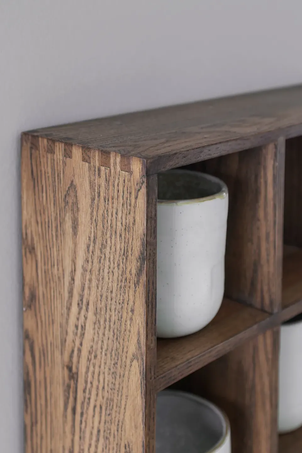 Mette Ditmer Shelves & Shelving Systems*Showcase wall shelf 40x53 cm, Dark oiled oak Brown