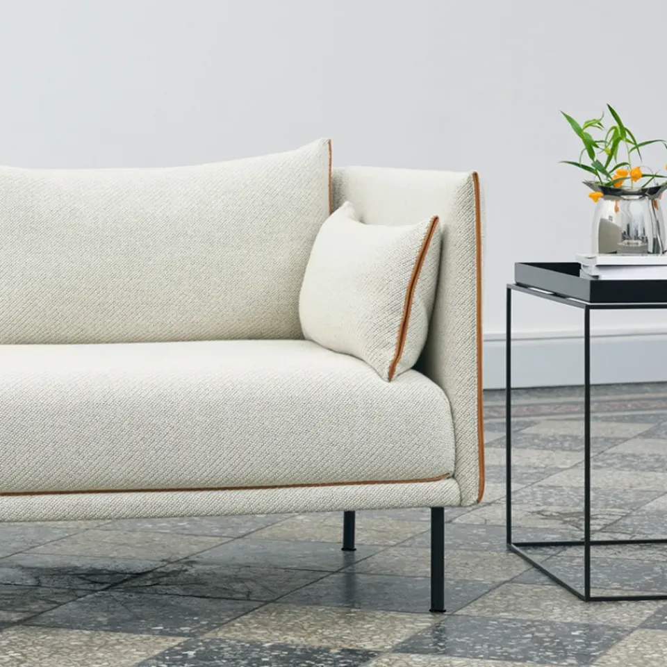 HAY Sofas*Silhouette 3-seater sofa, Cognac-oiled oak legs Brown