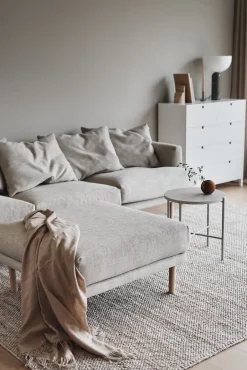 1898 Sofas*Sjövik sofa, Bern 0341-white-oiled oak, 3,5-seater Beige