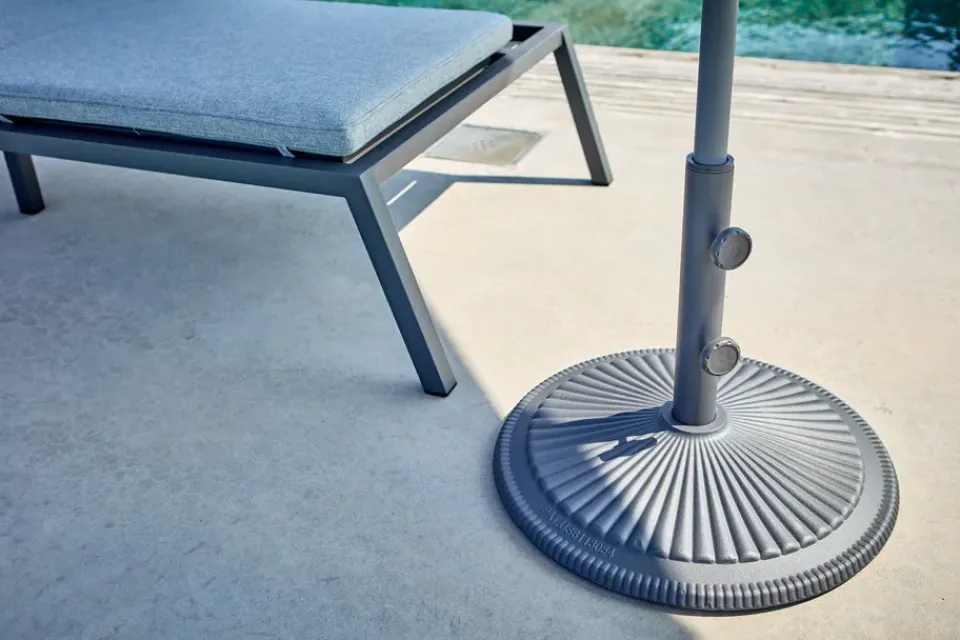 Brafab Sun Protection*Solara parasol base, Anthracite Grey