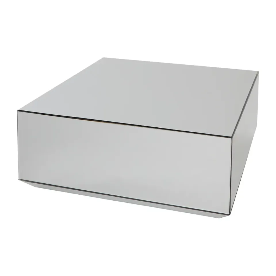 AYTM Coffee Tables*Speculum coffee table 80x80 cm, Black Silver-colouredBlack