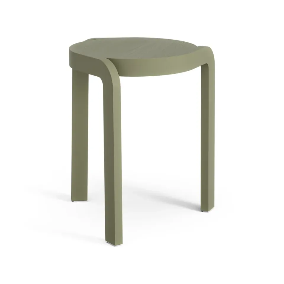 Swedese Stools*Spin stool H44 cm, Ash-moss Green