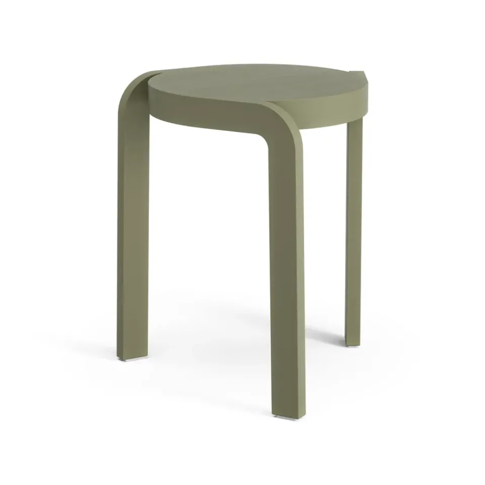 Swedese Stools*Spin stool H44 cm, Ash-moss Green