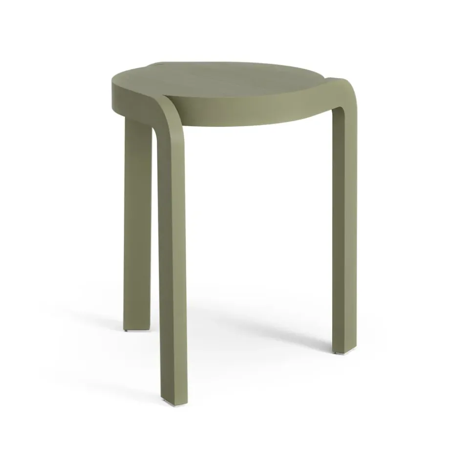 Swedese Stools*Spin stool H44 cm, Ash-moss Green