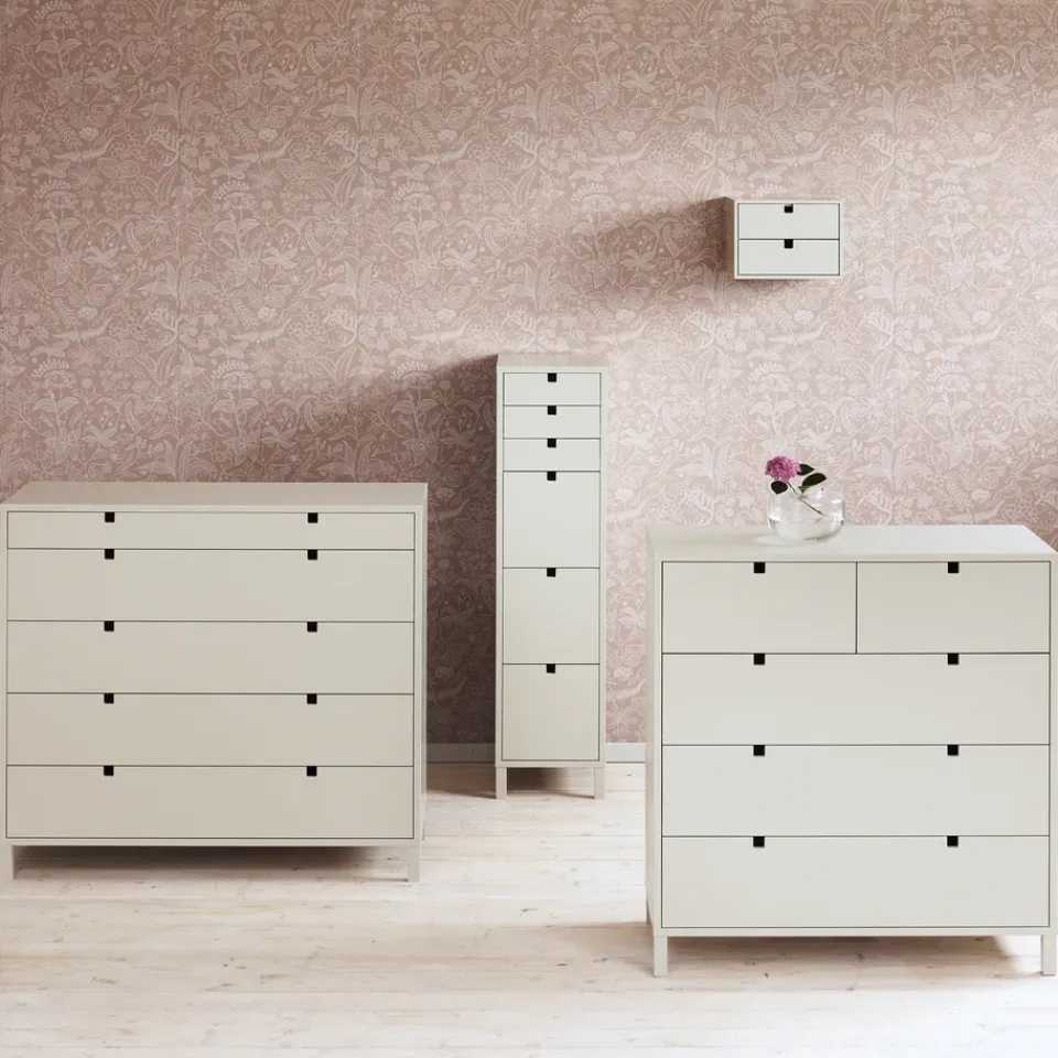 1898 Dressers & Drawer Units*Square dresser 5 drawers, Sand Beige