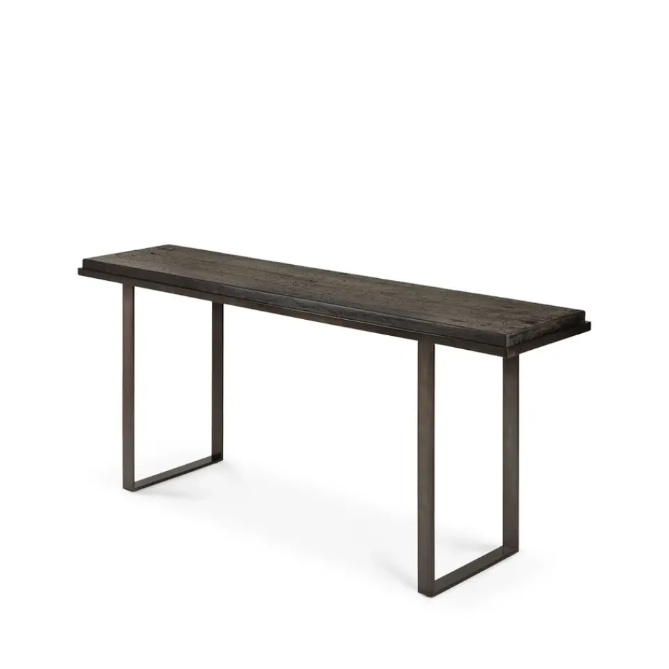 Ethnicraft Side Tables*Stability console table 75x170 cm, Umber Brown