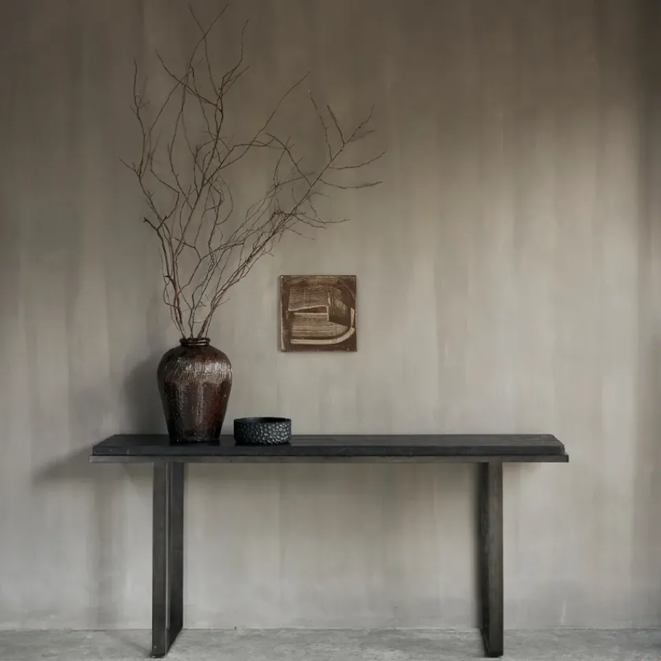 Ethnicraft Side Tables*Stability console table 75x170 cm, Umber Brown
