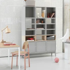 Muuto Shelves & Shelving Systems*Stacked 2.0 shelving with back plate, small, oak Brown