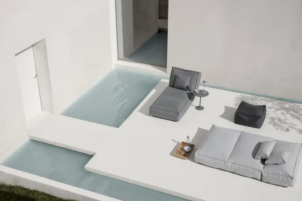 Blomus Seating*STAY pouf 60x60 cm, Coal Grey