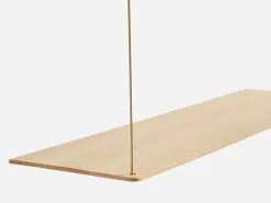 Woud Shelves & Shelving Systems*Stedge wall shelf 80 cm, Oak Beige