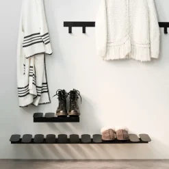 Maze Shoe Racks*Step S shoe shelf, Black