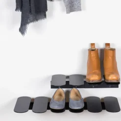 Maze Shoe Racks*Step S shoe shelf, Black