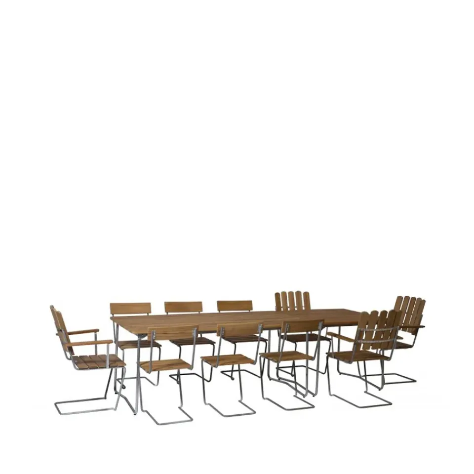 Grythyttan Stålmöbler Seating|Balcony Furniture*Stol 1 chair, Pine oil-hot-dip galvanized Beige