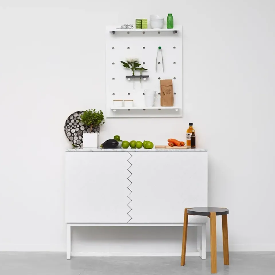 A2 Dressers & Sideboards*Story Side table, , marble top, stand White