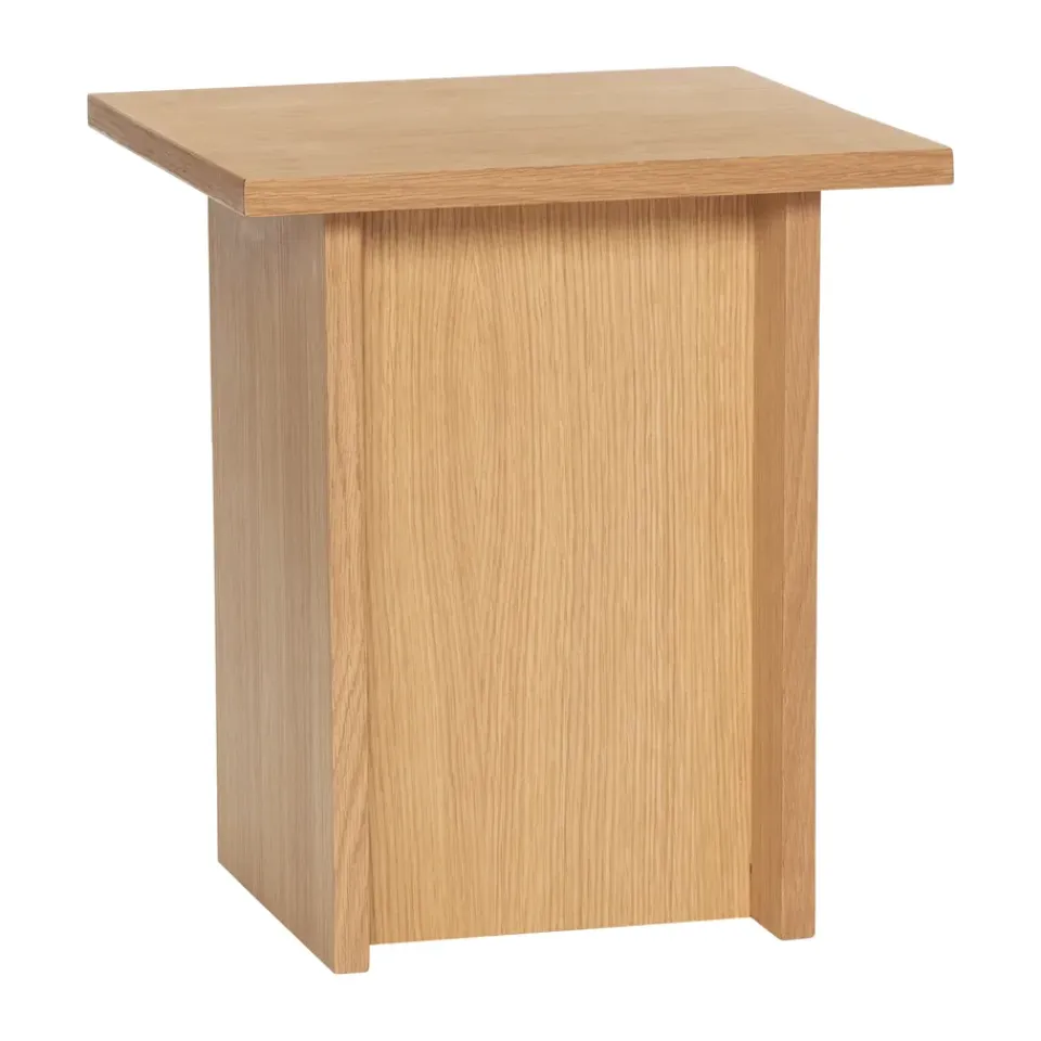 Hübsch Side Tables*Straight side table, Oak Beige