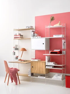 String String Shelves|Display & Glass Cabinets*cabinet with door, , 58x30 cm White