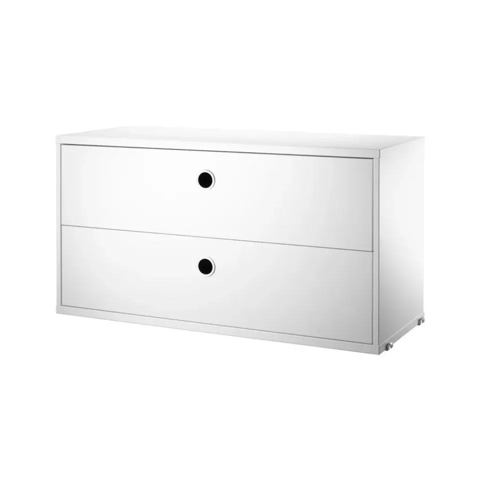 String String Shelves|Dressers & Drawer Units*cabinet with drawers, , 78x30 cm White
