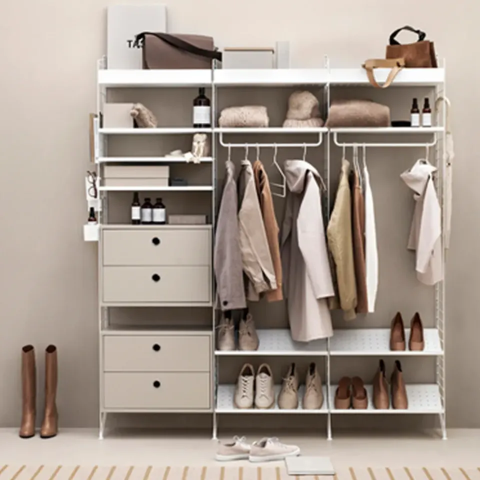 String String Shelves|Dressers & Drawer Units*cabinet with drawers, , 58x30 cm Beige
