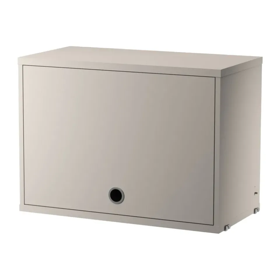 String String Shelves|Display & Glass Cabinets*cabinet with flip door, , 58x30 cm Beige
