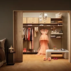 String String Shelves|Display & Glass Cabinets*cabinet with flip door, Ash, 78x30 cm Beige