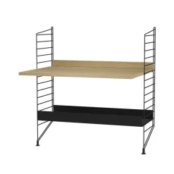String String Shelves*children's room oak & black - Combination A Beige
