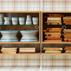 String String Shelves|Display & Glass Cabinets*display cabinet, Oak, 78x30 cm Beige