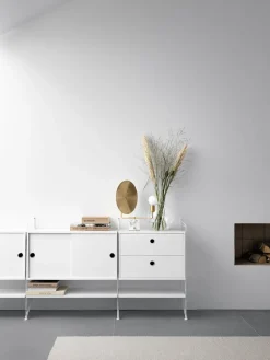 String String Shelves*floor panels, , 85x30 cm, 2-pack White