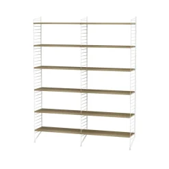 String String Shelves*living room oak & white - Combination A Beige